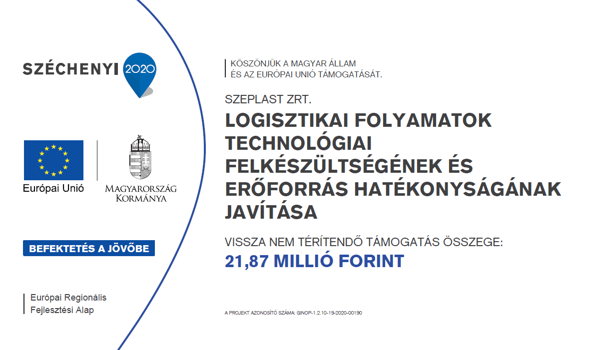 Széchenyi 2020 Szeplast