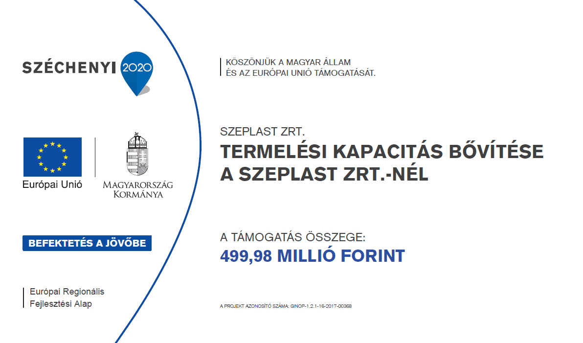 Széchenyi 2020 Szeplast